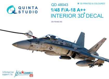1:48 F/A-18A++ Interior 3D Decal