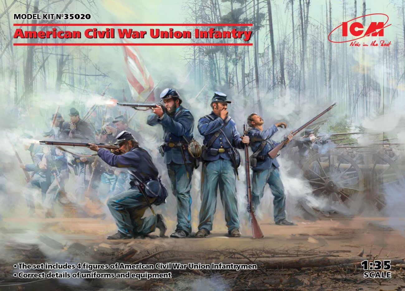 1:35 American Civil War Union Infantry