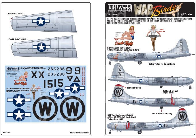 1:72 Boeing B-29 Superfortress nose art