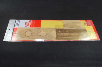1:350 French Strasbourg Wooden Deck w/Masking Sheet & PE for Hobby Boss kit 86507