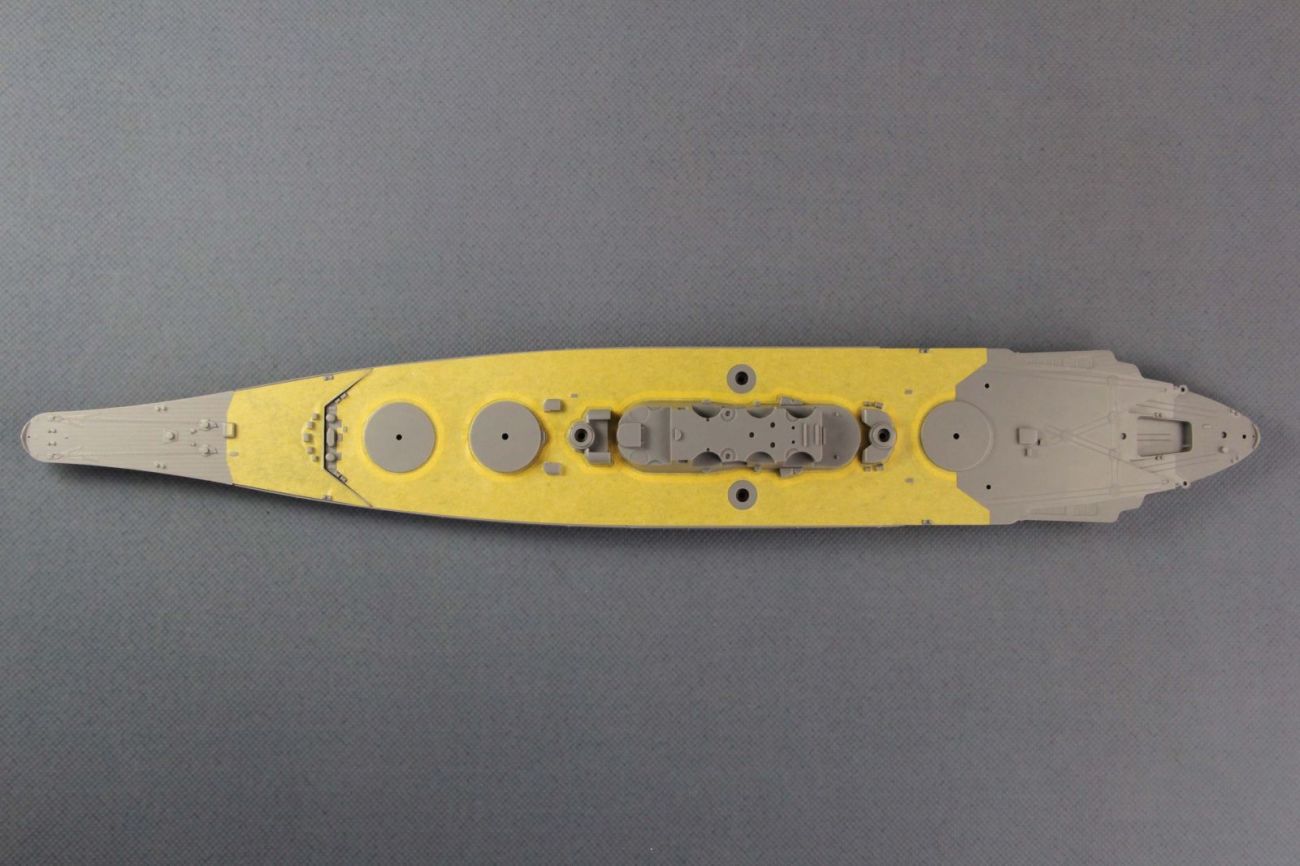 1:700 IJN Musashi Wooden Deck Masking Sheet for Tamiya 31114 kit