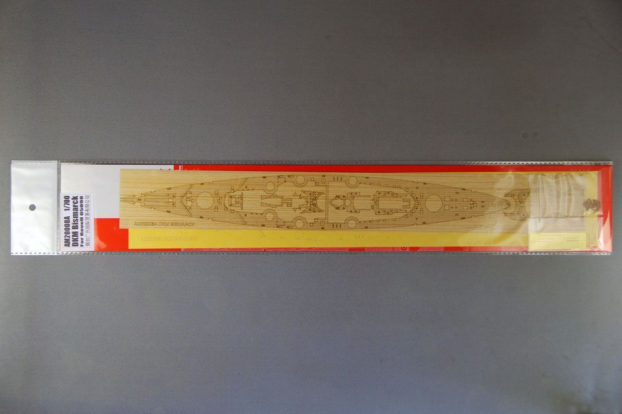 1:700 DKM Bismarck Wooden Deck w/Masking Sheet & Photoetch for Revell kit 05098