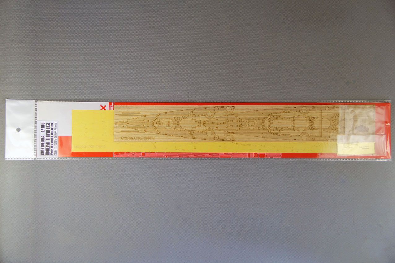 1:700 DKM Tirpitz Wooden Deck w/Masking Sheet & Photoetch for Revell kit 05099