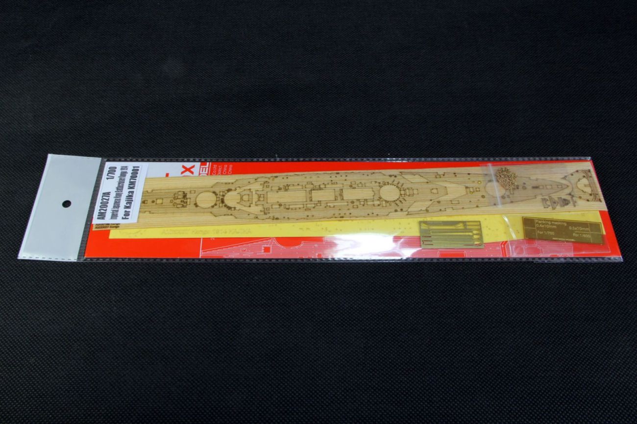 1:700 IJN Battlecruiser Kongo 1914 Wooden Deck w/Masking & PE Sheets for Kajika KM70001