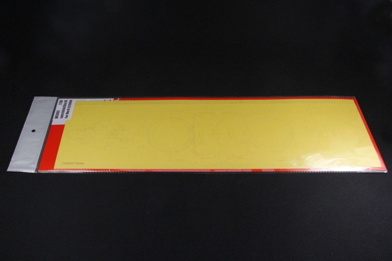 1:200 Japanese Navy Battleship Mikasa(For Hobby boss 82002)-Deck masking sheet