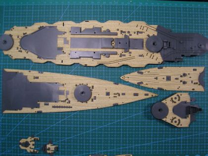 1:350 IJN Kongo (For Aoshima 041178)