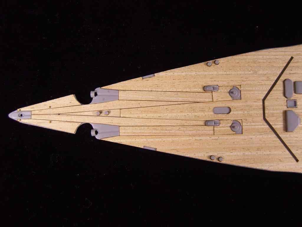 1:350 DKM German Tirpitz Wooden Deck (for Revell kit 05096)