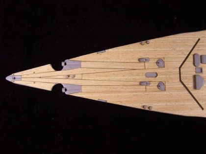 1:350 DKM German Tirpitz Wooden Deck (for Revell kit 05096)