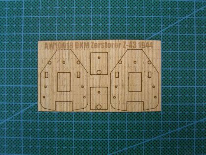 1:350 DKM Zerstorer Z-43 1944 (For Trumpeter 05323)