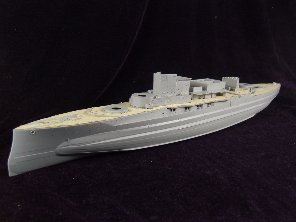 1:350 Battleship HMS Warspite 1942 (For trumpeter 05325)
