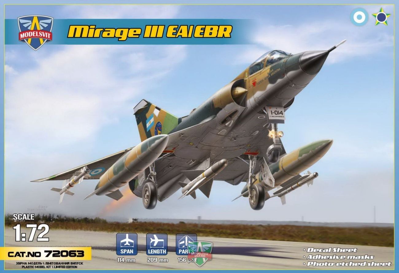 1:72 Mirage IIIEA/EBR