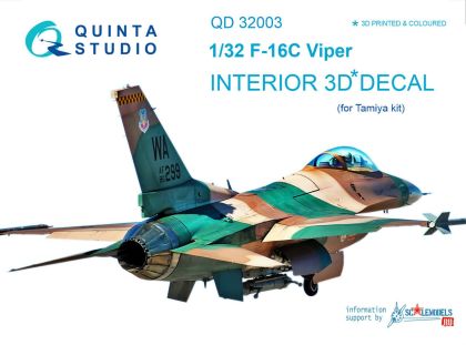 1:32 F-16C Interior Viper 3D Decal