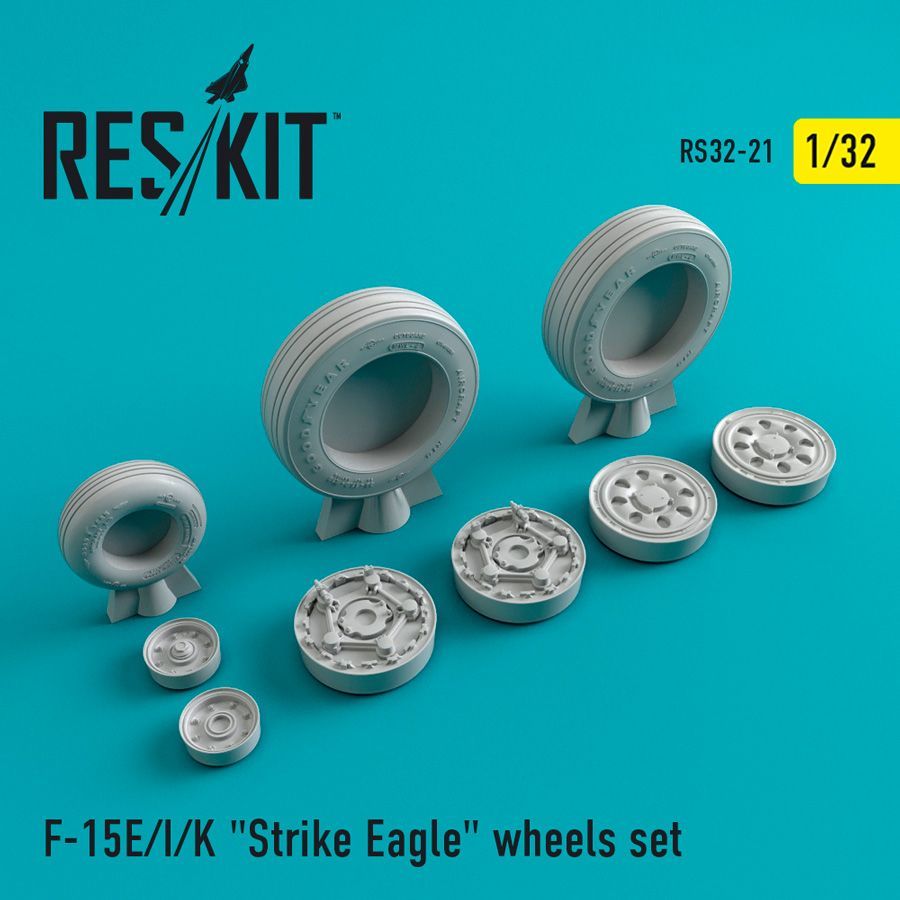 1:32 McDonnell F-15E/I/K Strike Eagle wheels set