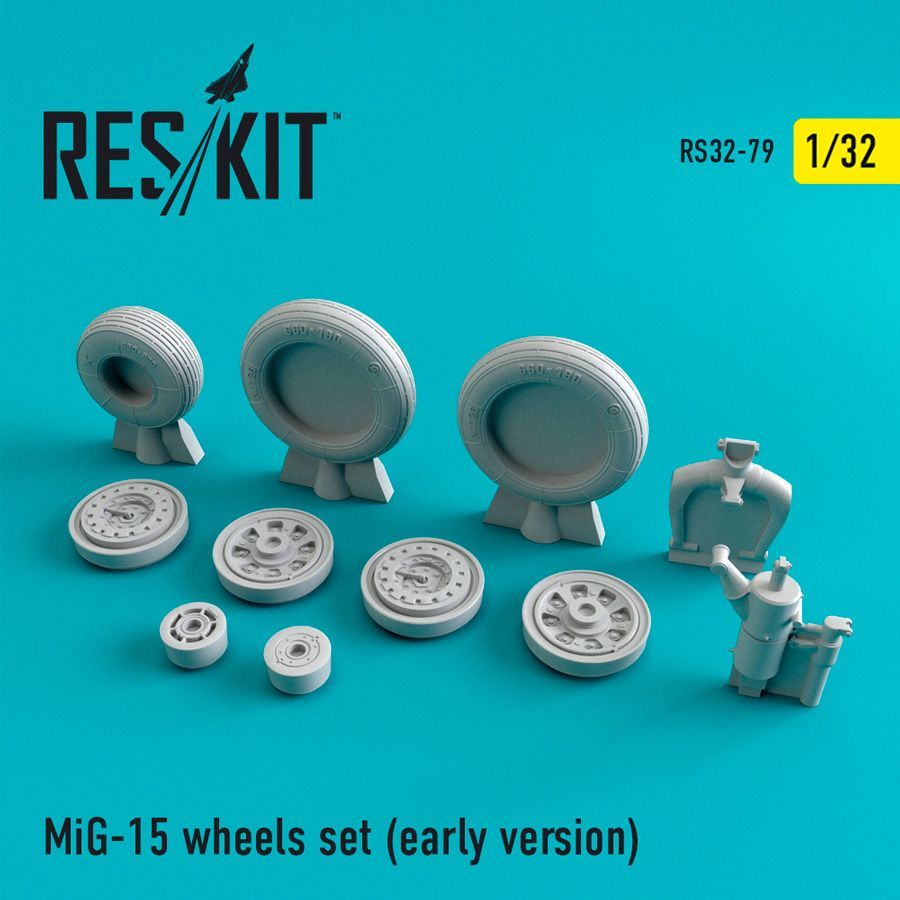 1:32 Mikoyan MiG-15 wheels set (early version)