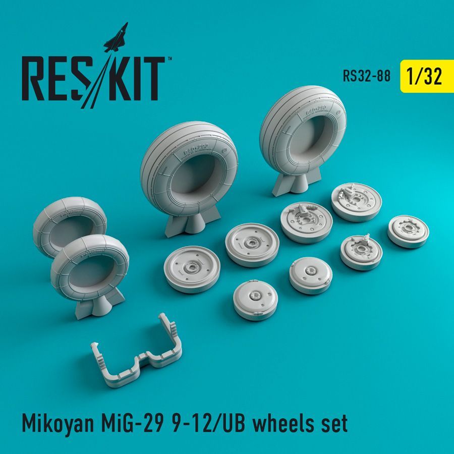 1:32 Mikoyan MiG-29 9-12/ UB wheels set