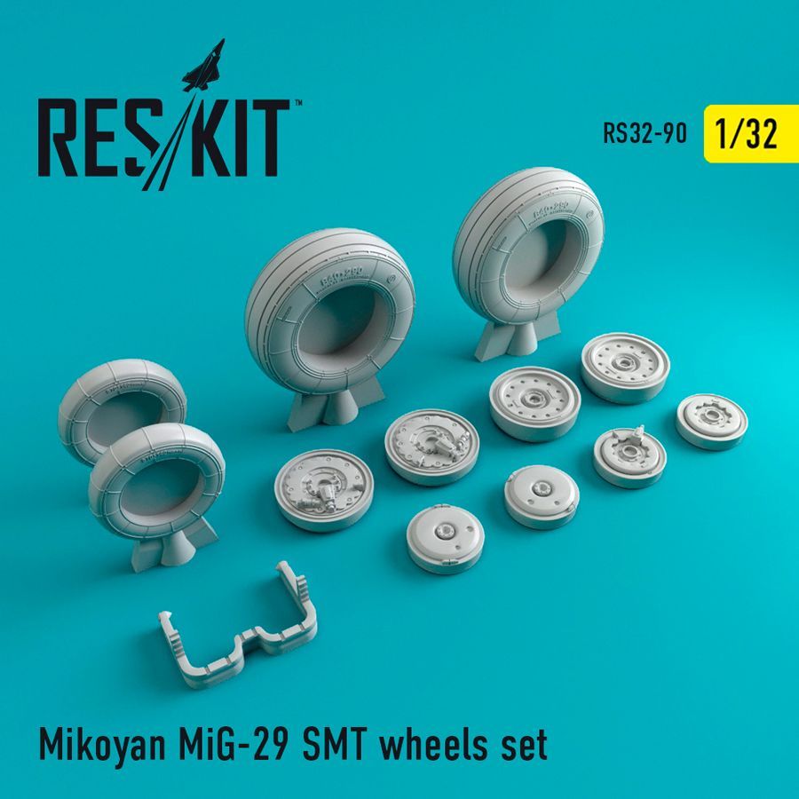 1:32 Mikoyan MiG-29SMT wheels set