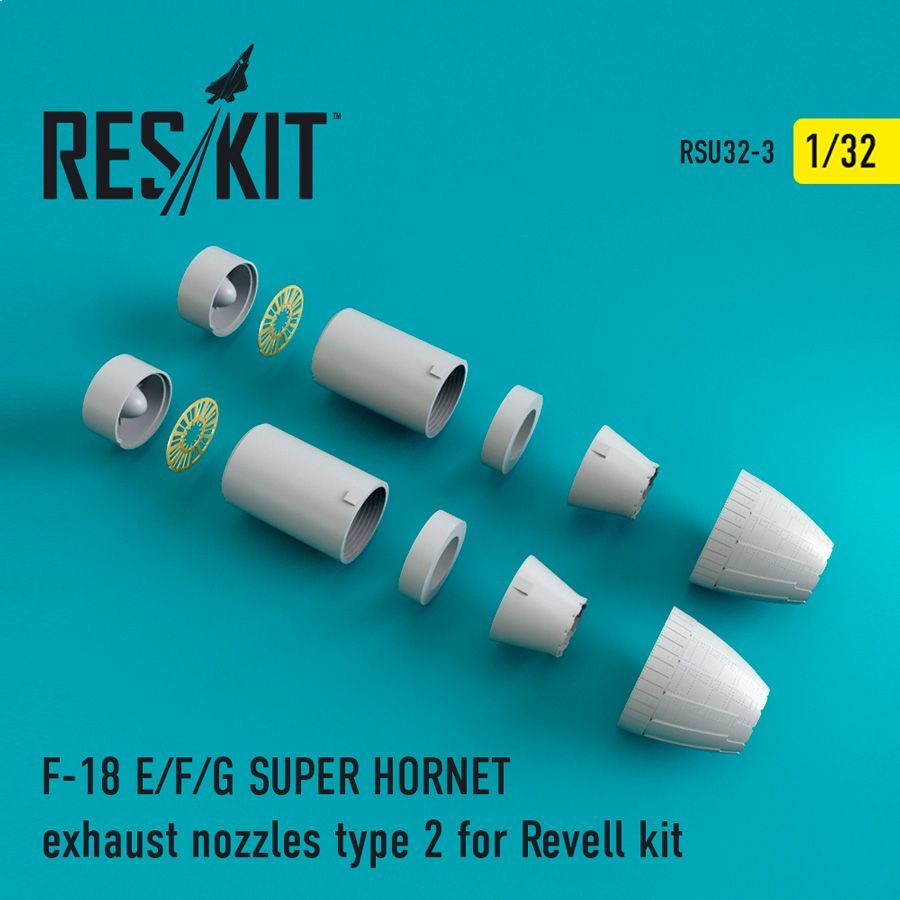 1:32 Boeing F/A-18E/F/A-18F/F/A-18G SUPER HORNET Type 2 exhaust nozzles