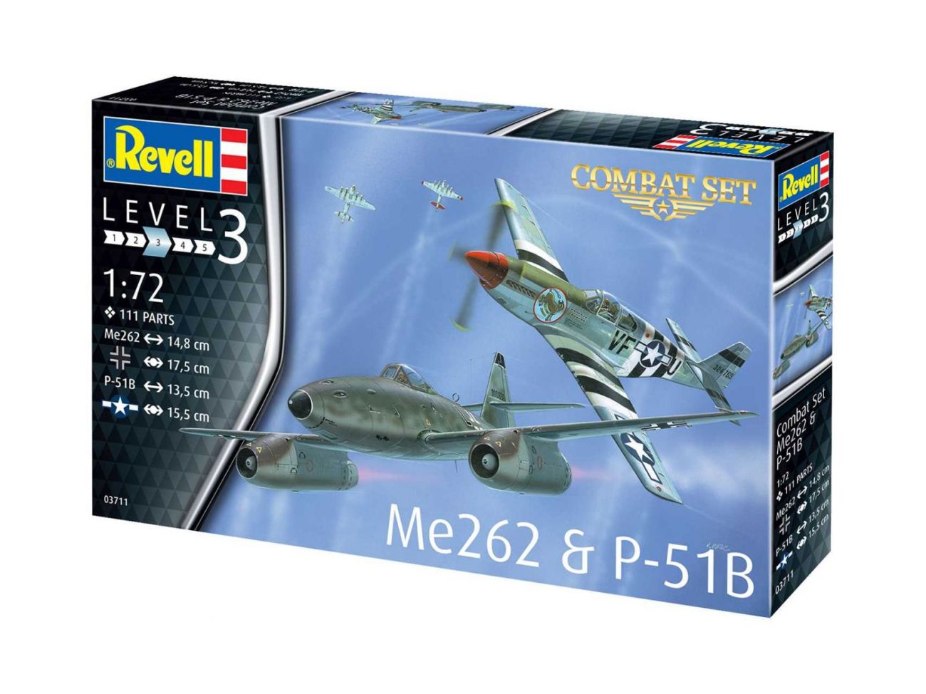 1:72 Me262 & P-51B