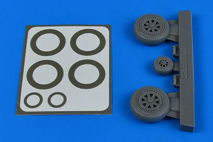 1:48 J-29 Tunnan wheels & paint masks