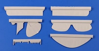 1:48 DH.82 Tiger Moth Control Surfaces
