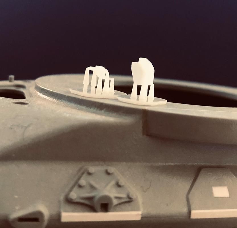 1:35 FIRE EXTINGUISHER OPERATING HANDLE FO M48A5 AND M60 FAMILY, 2 PCS.