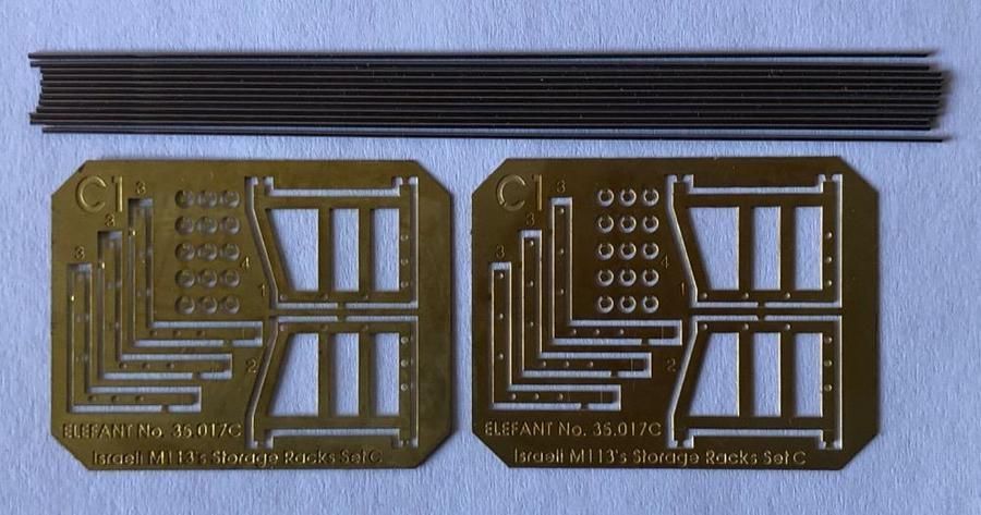 1:35 STORAGE RACKS FOR IDF M113. TYPE 6, 2 PCS.
