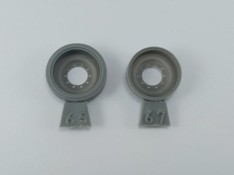 1:35 SPARE STEEL WHEELS FOR M46/47/48/60/103/ T54 FAMILY, TYPE 2