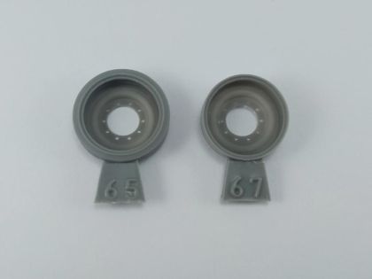 1:35 SPARE STEEL WHEELS FOR M46/47/48/60/103/ T54 FAMILY, TYPE 2