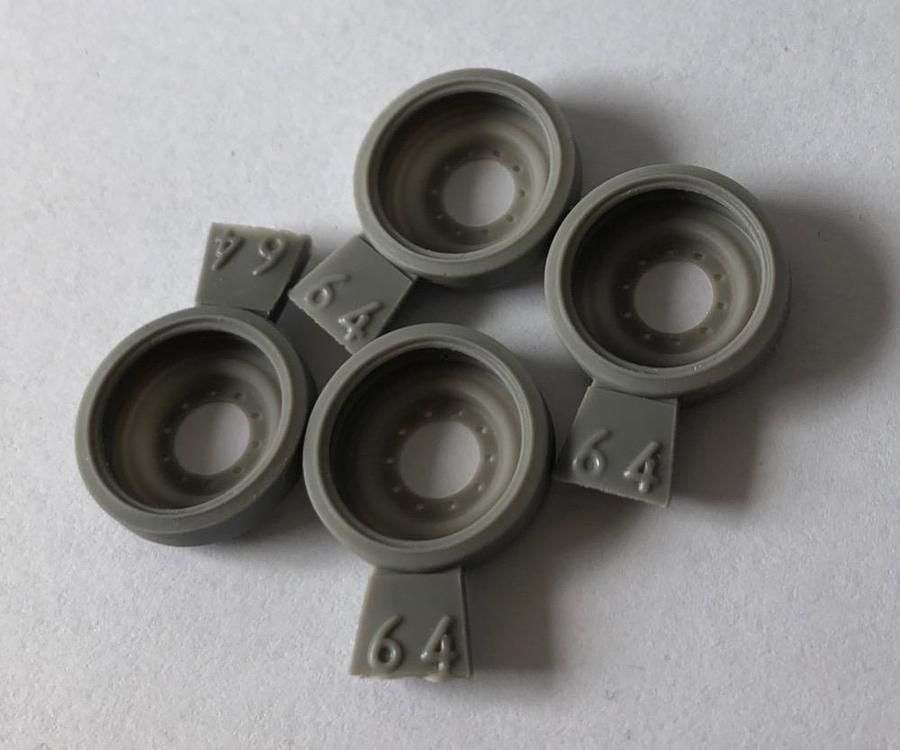 1:35 SPARE STEEL WHEELS FOR M46/47/48/60/103/ T54 FAMILY, TYPE 1