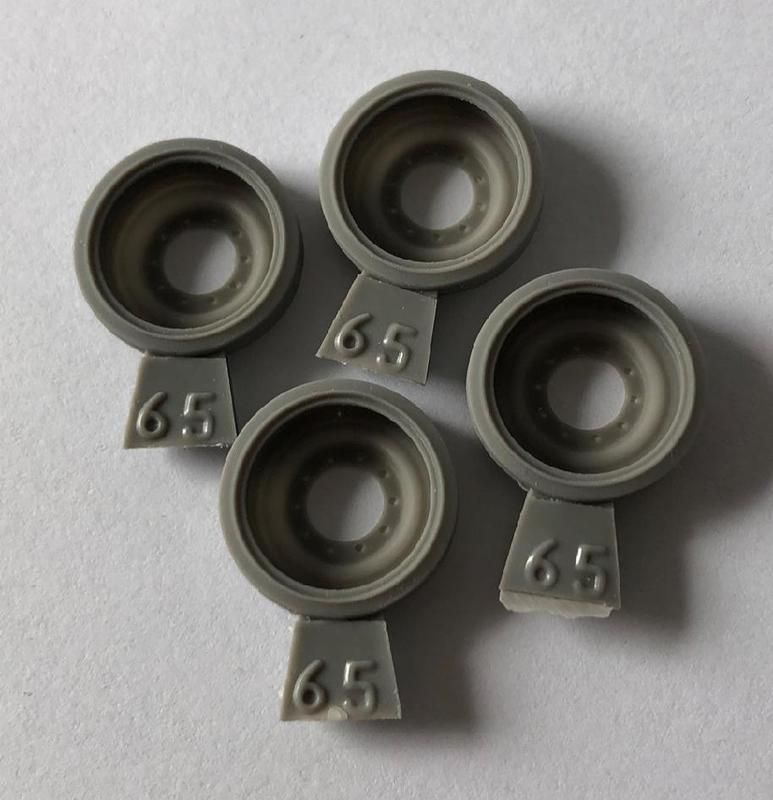 1:35 SPARE STEEL WHEELS FOR M46/47/48/60/103/ T54 FAMILY, TYPE 2