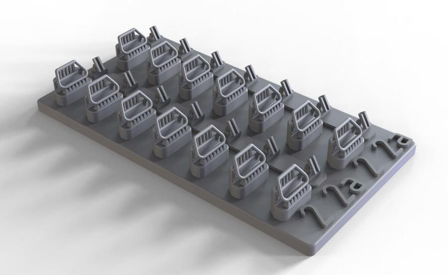 1:35 HANDLES FOR US POST WAR ARMOR - WORKABLE VERSION, INCLUDED 56 HANDLES