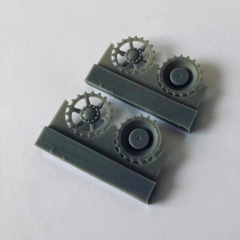 1:35 DRIVE SPROCKET WITH DETAILS FOR PZ. IV F-H EARLY, TAMIYA KITS