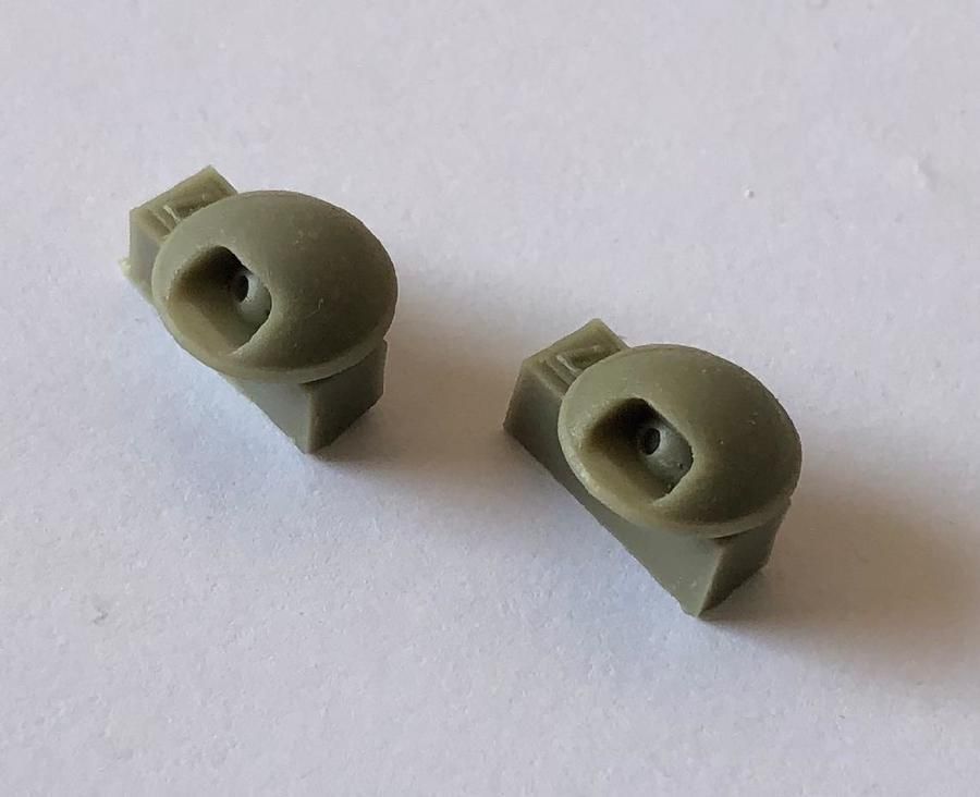 1:35 KUGELBLENDE FOR PANTHER A, JAGDPANTHER EARLY - SHORT TYPE, 2 PCS.