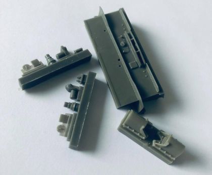 1:35 REAR ARMOR FOR PZ. IV J CHASSIS AND DERIVATES WITH MID IDLER WHEELS BASE, TAMIYA KITS