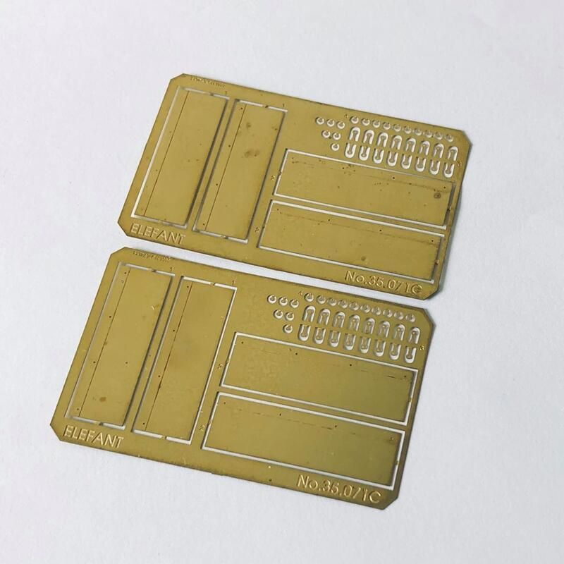 1:35 SIDE SKIRTS FOR TIGER I VERY EARLY, TAMIYA KIT