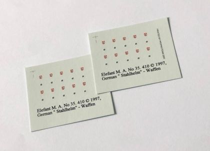 1:35 GERMAN HELMET EMBLEMS - WAFFEN SS