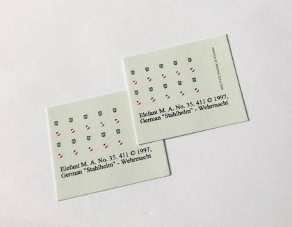 1:35 GERMAN HELMET EMBLEMS - WEHRMACHT