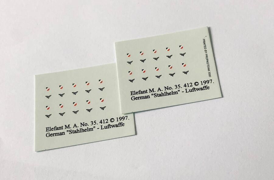 1:35 GERMAN HELMET EMBLEMS - LUFTWAFFE