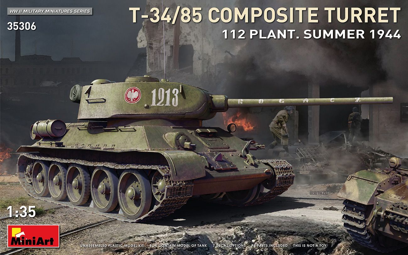 1:35 T-34/85 COMPOSITE TURRET. 112 PLANT. SUMMER 1944