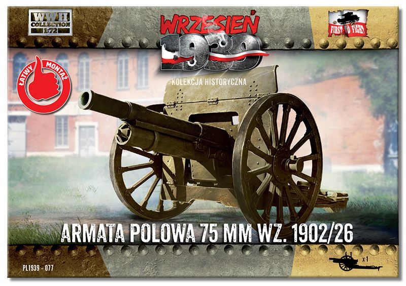 1:72 Field Gun 75mm wz.1902/26