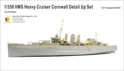1:350 HMS Cornwall Super Detail Set for Trumpeter 05353