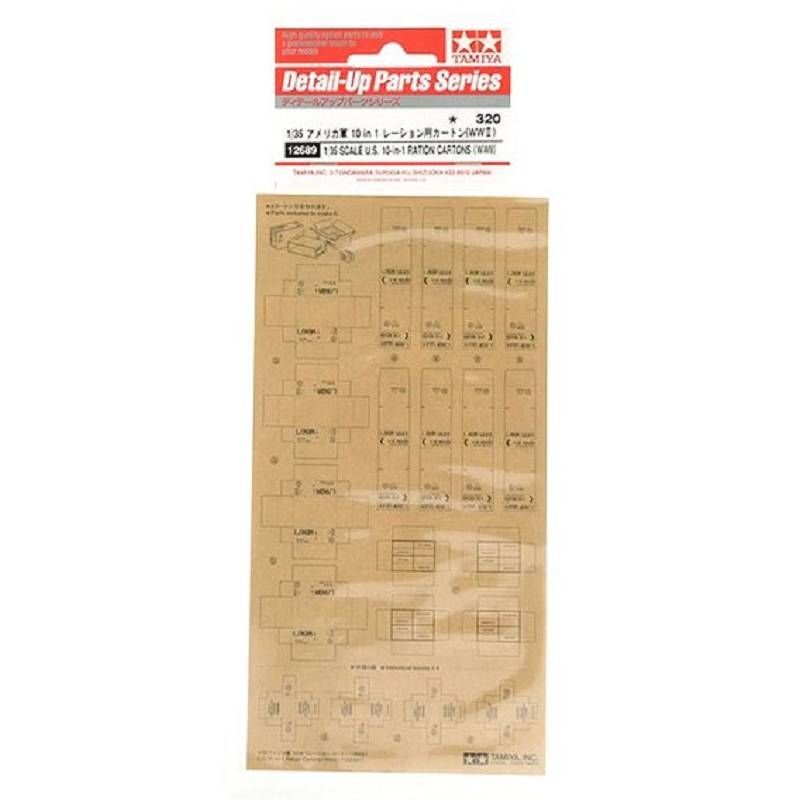 1:35 US WWII 10-in-1 Ration Cartons