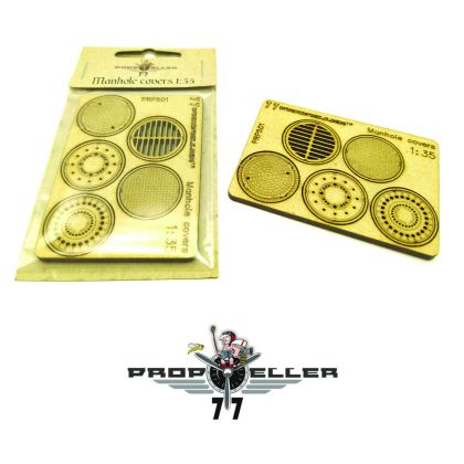 1:35 Manholes covers – manholes for diorama