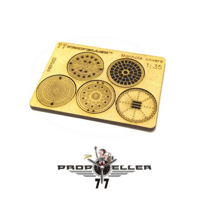 1:35 Manhole covers – kanále pre diorámu