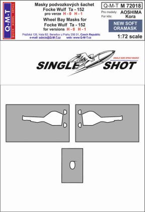 1:72 Focke-Wulf Ta-152H-0/H-1 wheel bay paint masks