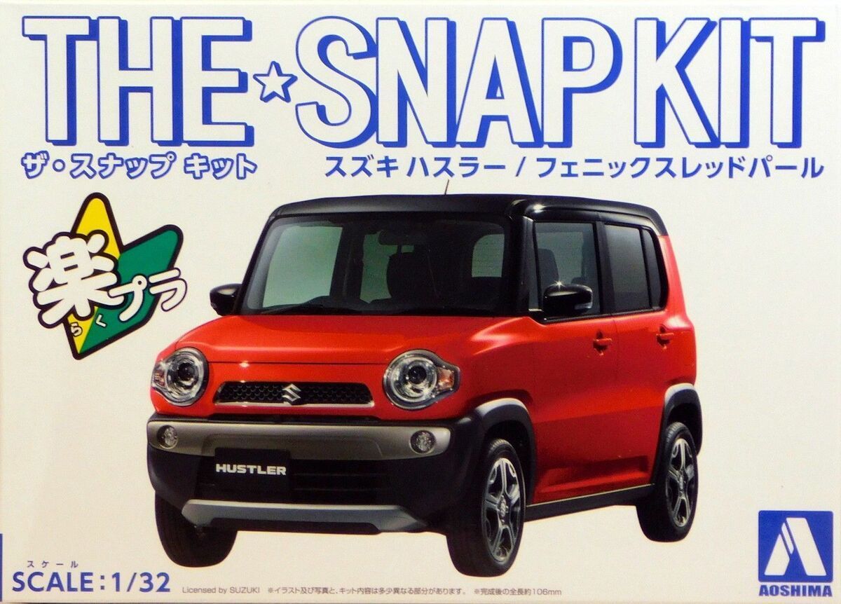 1:32 Suzuki Hustler (Red) - SNAP KIT
