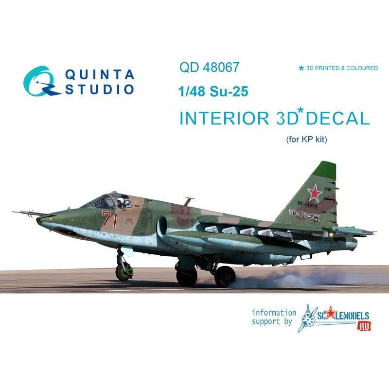 1:48 Su-25 Interior 3D Decal