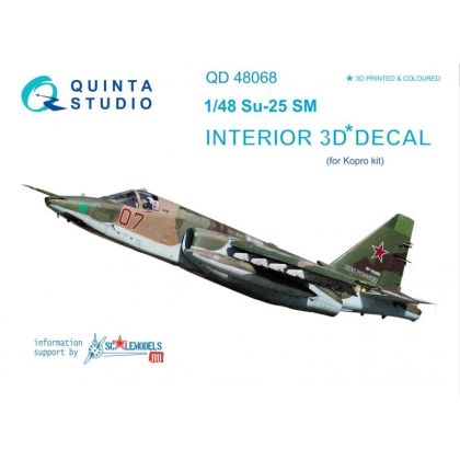 1:48 Su-25SM Frogfoot Interior 3D Decal