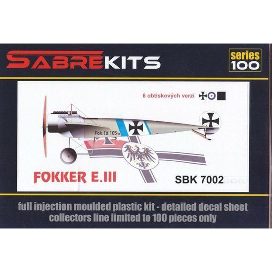 1:72 Fokker E.III