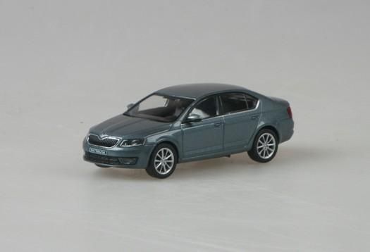 1:43 Škoda Octavia III (2012) - Šedá Platin Metalíza